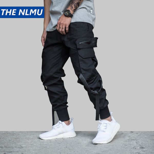 

hip hip streetwear men's black cargo joggers pants 2019 men style casual camouflage pants trousers harem pant wj221