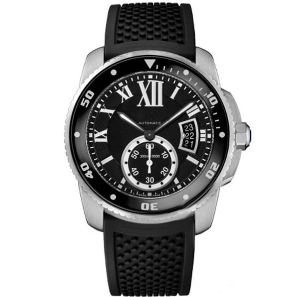 

Mens Top Watch Car Ballon W69012z4 серии Белый календарь циферблат Автоматическая механическая