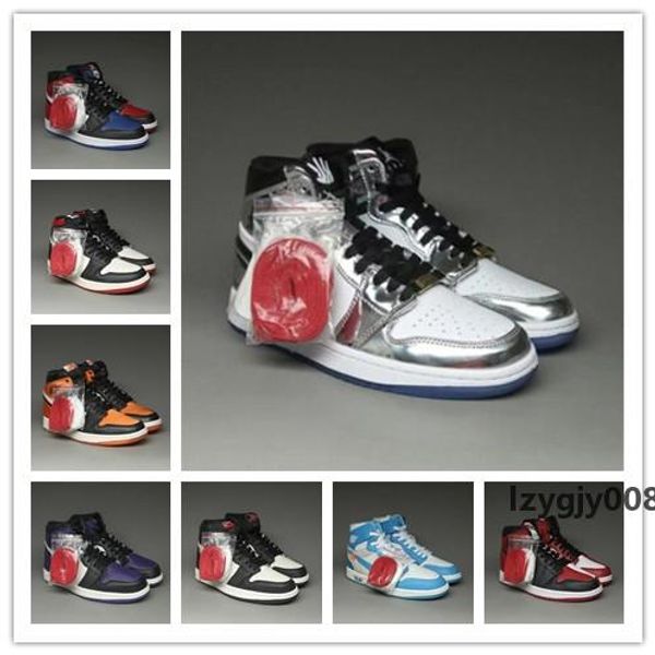 

2020 1 high og bred toe chicago banned game royal basketball shoes men 1s 3 shattered backboard shadow multicolor sneakers size 36-47