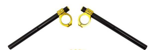 

motorcycle handlebars clip ons handle bars aluminum for yzf-r3 15-16 yellow