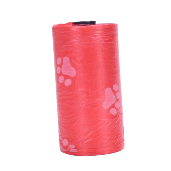 

10 roll degradable pet footprints garbage bag dog houses kennels accessories