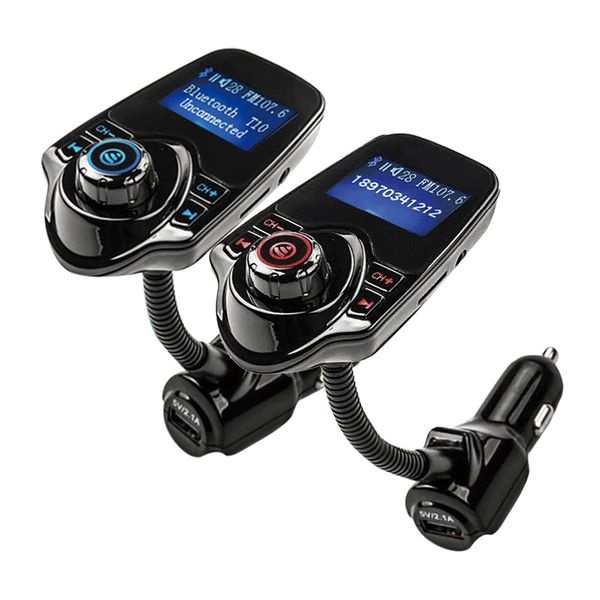 

dropshipping 2017 new car kit handswireless bluetooth fm transmitter mp3 player usb lcd modulator car charger