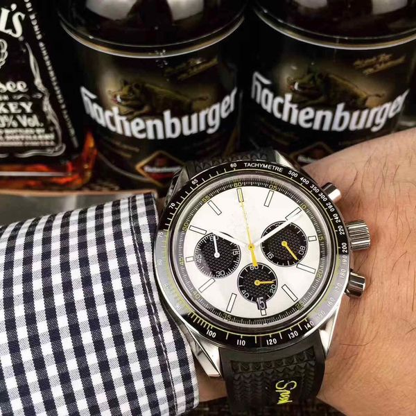 

2019 New Men's Watch Multifunctional Quartz Chronograph Original Clasp Boutique Wrist Watch free shipping