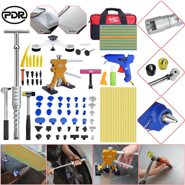 

81 pcs/set pdr tools dent puller lifter paintless hail repair auto body damage removal dent