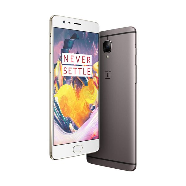 Original OnePlus 3T 4G LTE telefone celular 6GB RAM 64GB ROM Snapdragon 821 Quad Core Android 5.5 polegadas 16.0MP Fingerprint ID Smart Mobile Telefone