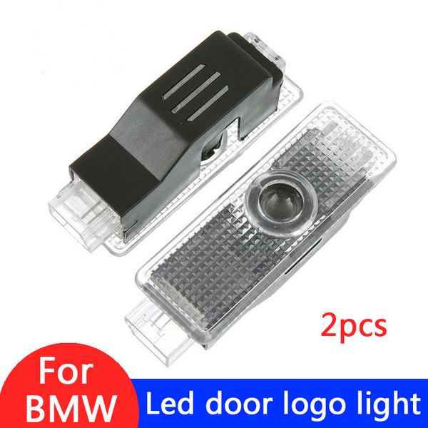 

2x led door car light for m e90 e60 e61 f12 e63 e65 f10 f02 f16 f11 e85 e89 e67 e68 emblem ghost shadow welcome lamp