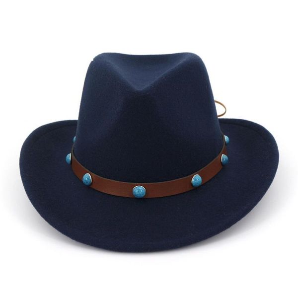 

fedora hat imitation woolen winter women felt hats men fashion black owler hat fedoras chapeau sombrero hf146, Blue;gray