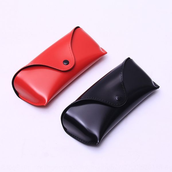 

qianyai anti-pressure myopia female 2020 personalized creative sun sun glasses box male portable sunglasses pu leather box, Blue