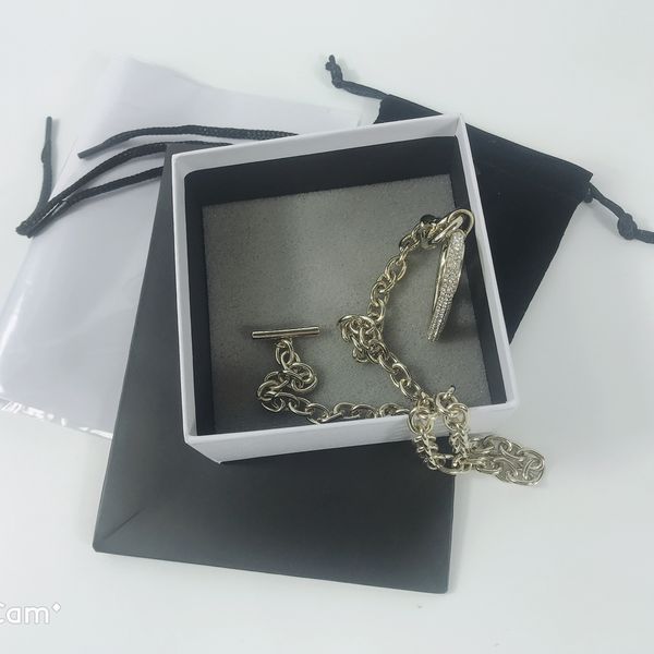 

409 новый свитер цепи сердце ожерелье 100 длинная ленточная дрель, дизайнер ожерелье, роскошные аксессуары ожерелье, ювелирные аксессуары vi, Silver