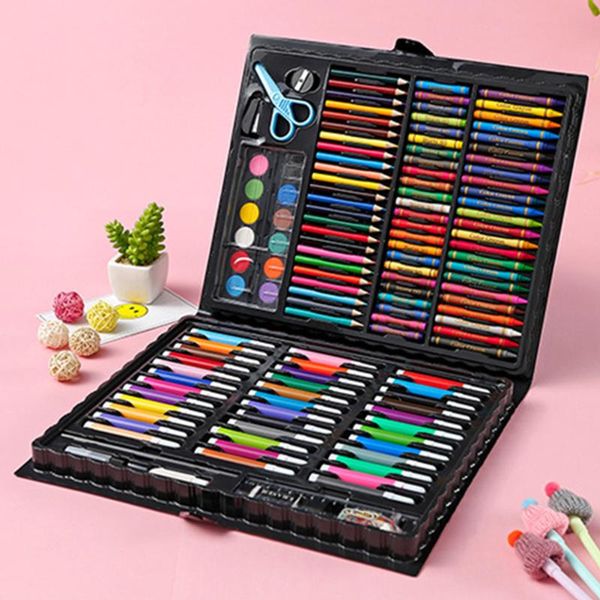 

150pcs/set children water color pen crayon pencil painting drawing kit tools