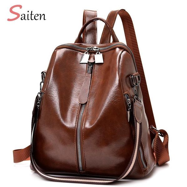 

2019 multifunctional women's backpack female back pack small mochila feminina school backpacks for teenage girls bags sac a dos