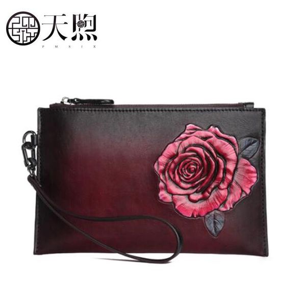 

pmsix 2019 new women genuine leather bag superior cowhide handbag fashion designer luxury women handbags leather clutch bag