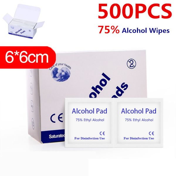 

лот 500 шт. дезинфекционные салфетки 75% спиртовые салфетки зародыши переносят с небольшим пакетом этанола противоэпидемические бактерии дез, Blue;white