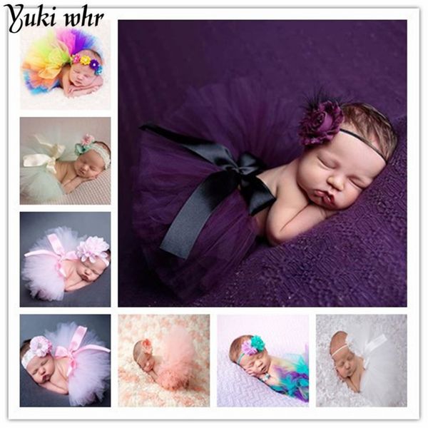 

newborn baby pgraphy props peacock handmade crochet beanie beaded cap pink flower headband princess tutu skirt p props, Yellow