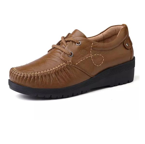 

designer women casual shoes brown black red leather flats womens designer trainers sports sneakers size 35-40 01
