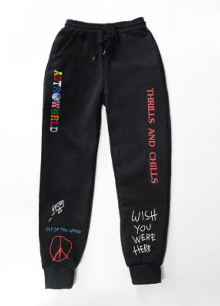 

2020 new quality fleece trousers letter printed women men jogging pants hip hop streetwear men sweatpants, Black