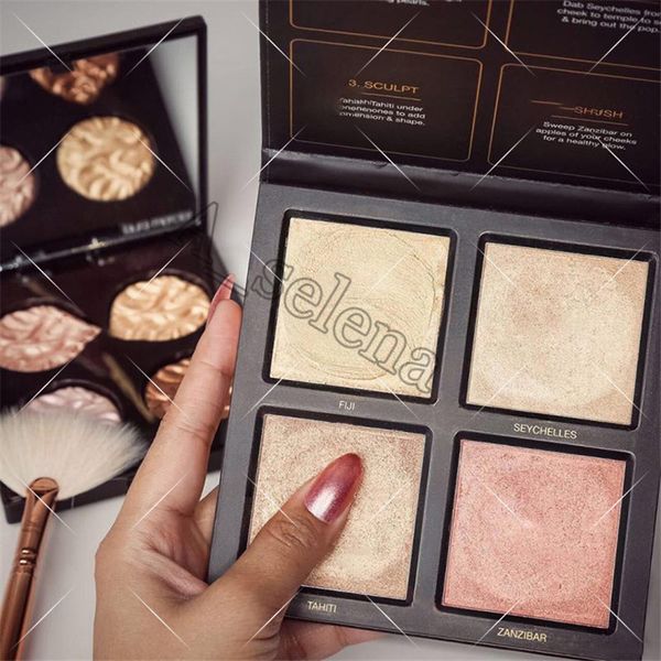 

2 styles beauty highlighter palette face contour makeup highlighting 3d makeup pressed powder highlight cosmetic highlight palette
