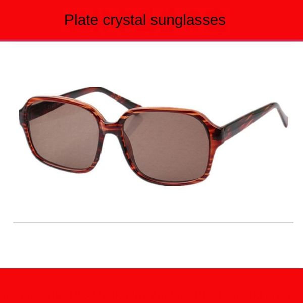 

plastic goggles brown sun crystal goggles crystalglasses men's and women's crystal sun glasses, White;black