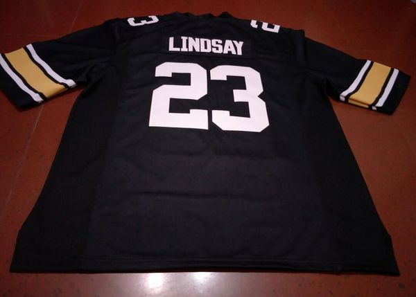 

custom men youth women #23 phillip lindsay colorado buffaloes football jersey size s-4xl or custom any name or number jersey, Black