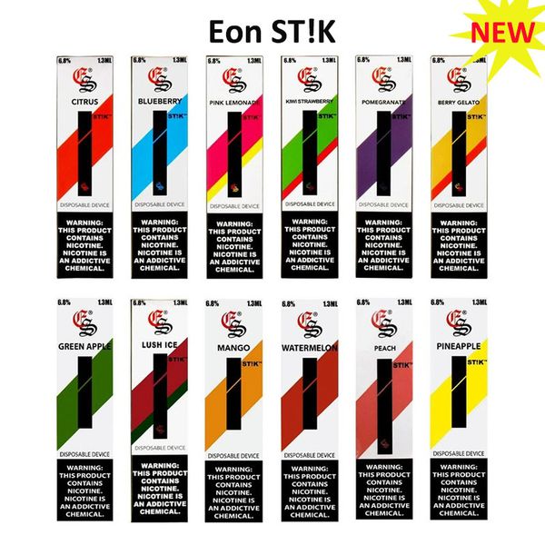 

Eonsmoke Eon Стик Одноразовые устройства Pod Starter Kit St! К 280mAh Аккумулятор 1,3 мл картридж Vape Пусто Pen PK слоеного Бар Posh Plus Pop наборы