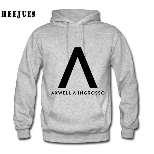 

2018 new brand sweatshirt axwell ingrosso men/women cotton casual long sleeve harajuku sweatshirt winter plus size 2xl, Black