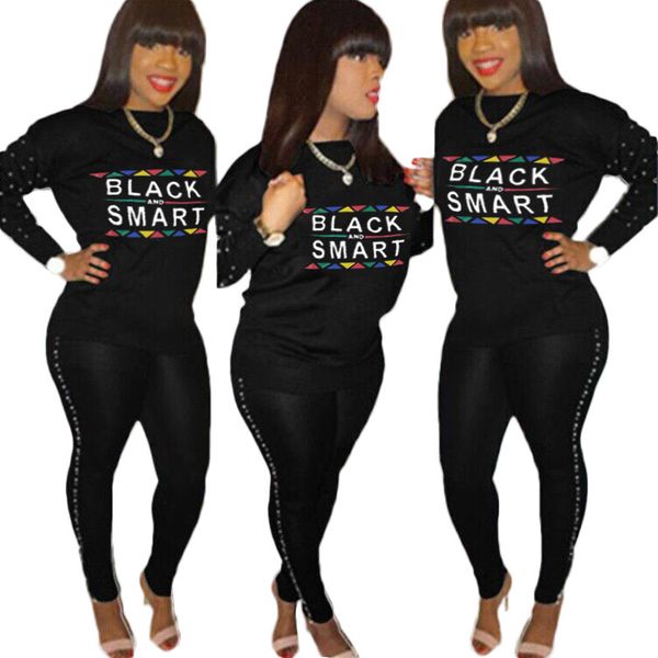 

women sweat suit brand letter printed casual pullover sweatshirt +pants 2 pieces clothing sets design outdoor sport tracksuit c110702, White