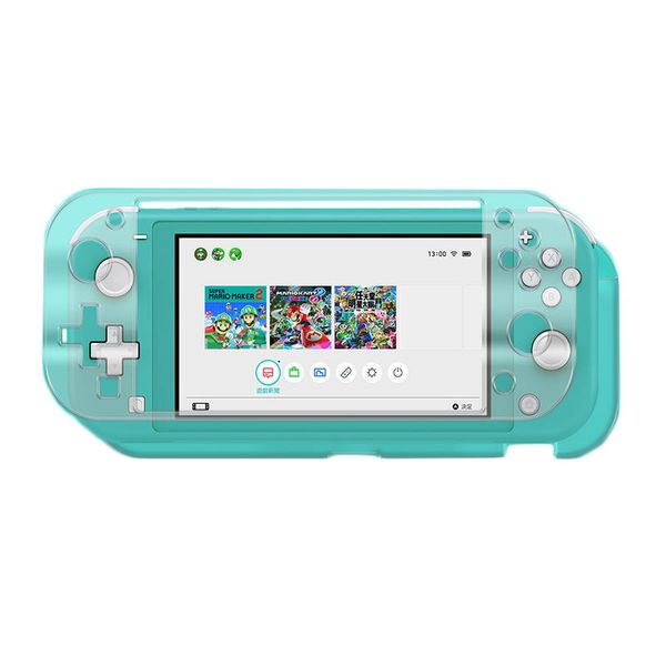 

protector cover crystal transparent case with hd protective film for nintendo siwtch ns-switch lite game console