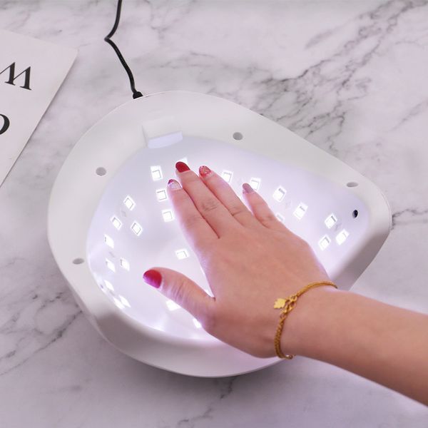 

nail dryer dual hands 36 pcs leds gel nail polish with motion sensing lcd display