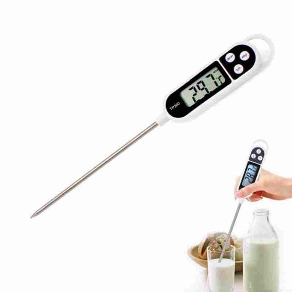 

new arrival digital food thermometer bbq cooking meat water measure household thermometers probe kitchen thermograph tool item
