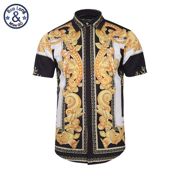

hawaiian shirts summer style men short sleeve floral dress shirts unique medusa shirt fashion 3d print luxury harajuku hipster, White;black