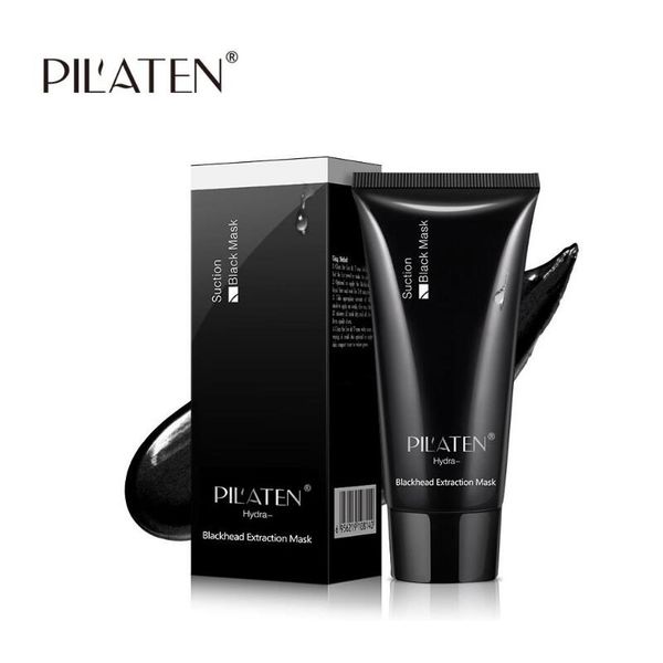 

pilaten blackhead remover deep cleansing purifying peel acne treatment mud black mud face mask skin care facial masks