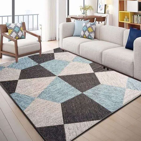 

living room carpet nordic modern household bedroom carpet baby crawling carpet model room mat