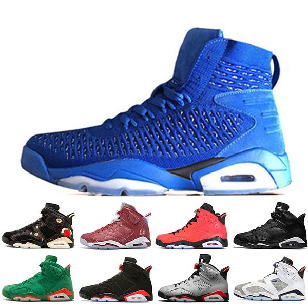 

In Stock 2019 Bred VI 6 6s Mens Basketball Shoes Infrared 23 3M Reflective Tinker Slam Dunk UNC CNY Wheat Men Sport Sneaker Designer Trainer