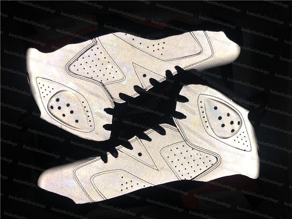 

new arrival 6s reflect light basketball shoes snakeskin for everyday men sports sneaker pure original shoes mens sport shoes