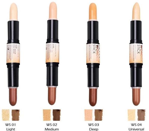 

ГОРЯЧАЯ Wonder stick подчеркивает и обводит тенистый карандаш Light Medium Deep Универсальный