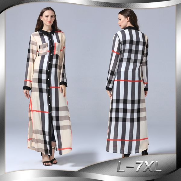 

long sleeve will code suit-dress thin lattice full button cardigan long dress 9072, Red