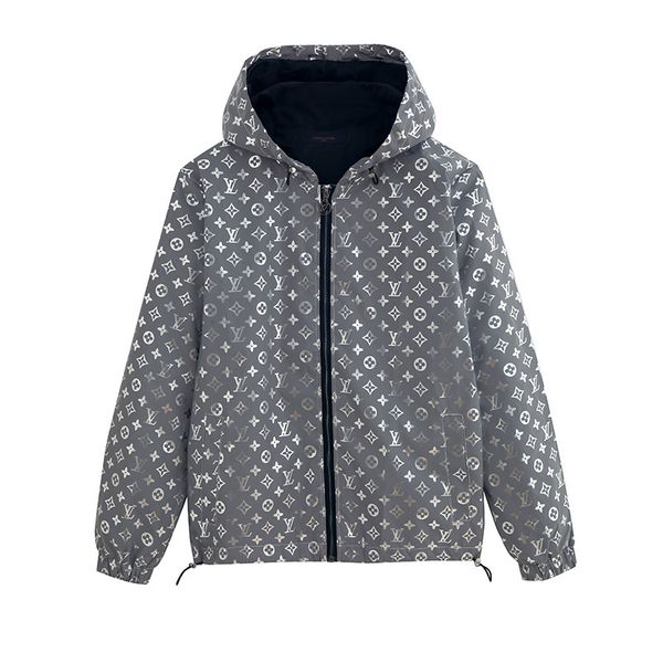 

paris europe new pattern high-quality mens designer jackets classic men and women thin windbreaker reflective luxury hooded fluorescent, Black;brown