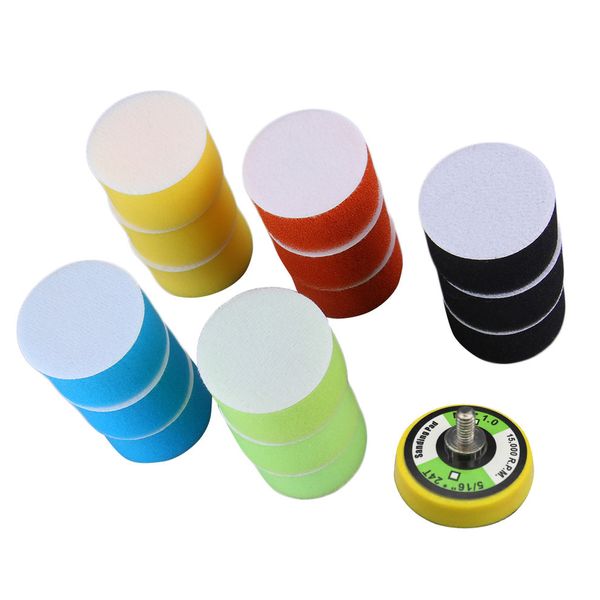 

diamond polishing pads disc sander pad 4 inch wet 3 mm thick 15 pieces set granite stone marble tile concrete polishing new