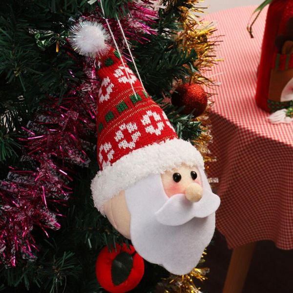 

santa claus three-dimensional small hanging decoration snowman christmas decoration props christmas tree new qgnv