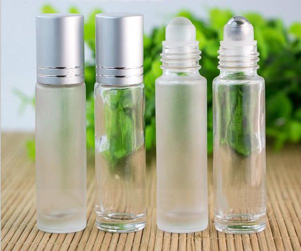 

wholesale mini glass roll on bottles with stainless steel roller balls small essential oil roll-on sample bottle