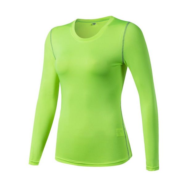 

женщины влагоотведение дышащий с длинным рукавом сыпучие йога бег тренировки activewear comfort футболка *, Black;blue