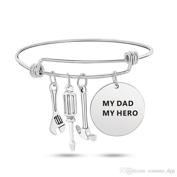 

подаѬок велиѬн изделий дн «i love my dad my hero» пимо бѬале дл mens инѬђменов  Golden;silver