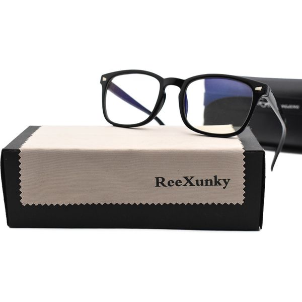 

2020 new anti blue light computer glasses men women fashion coating lens anti eye eyestrain goggle transparent optical eyewear, White;black