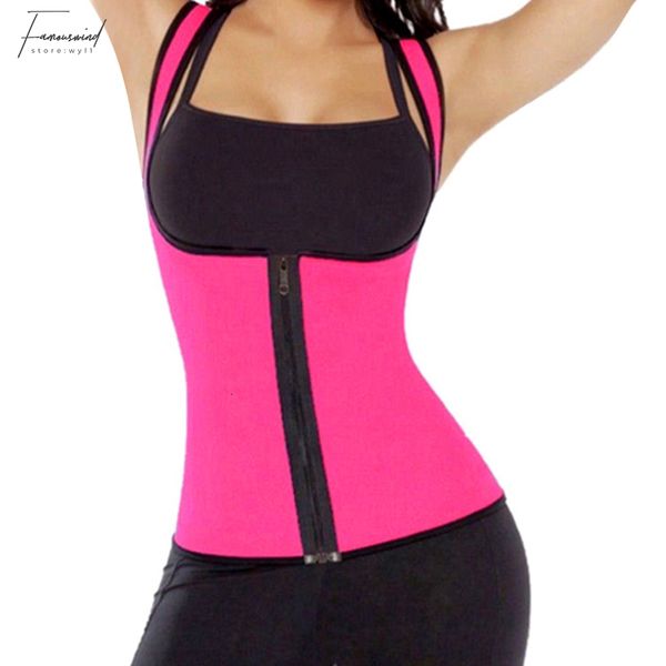 

body shapers women neoprene body shaper slimming waist trainer cincher vest women new 2019 dropshipping drop shipping, Black;white