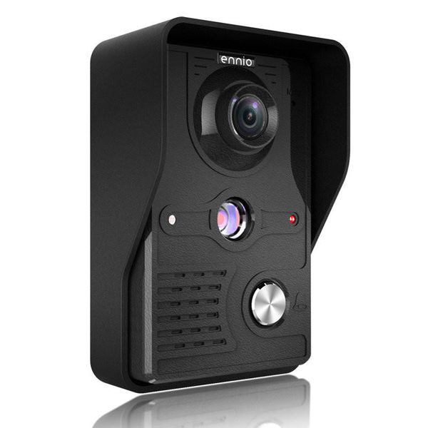 

enniosy813mk21 7inch tft lcd video door phone doorbell intercom kit 2 cameras 1 monitor night vision