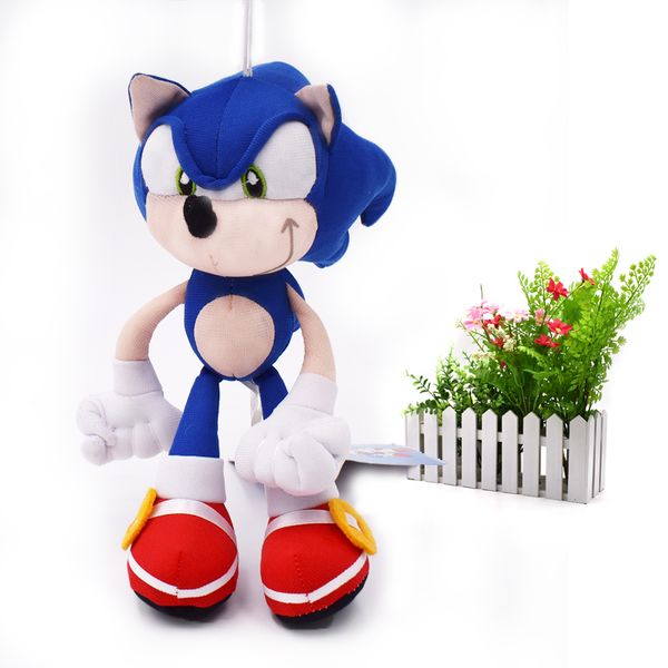

10 pcs/lot blue sonic soft plush doll toy cartoon animal stuffed plush toys figure dolls gifts 20 cm christmas gift