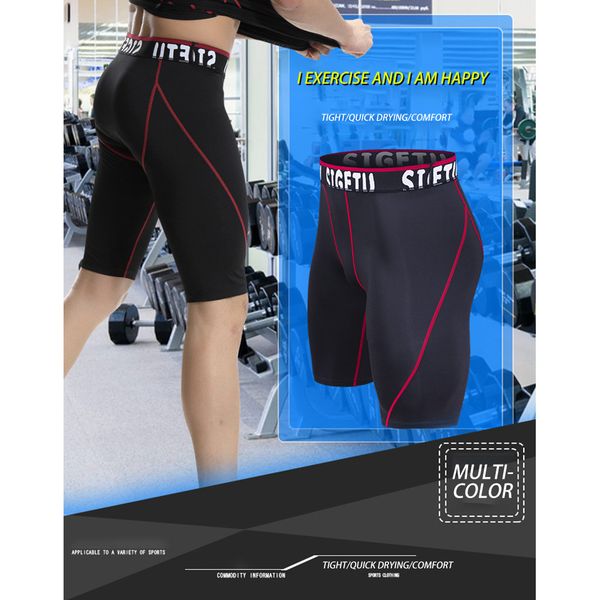 

new fits cotton pants joggers men's casual shorts fitness bodybuilding sport breathable elastic shorts summer running, Black;blue
