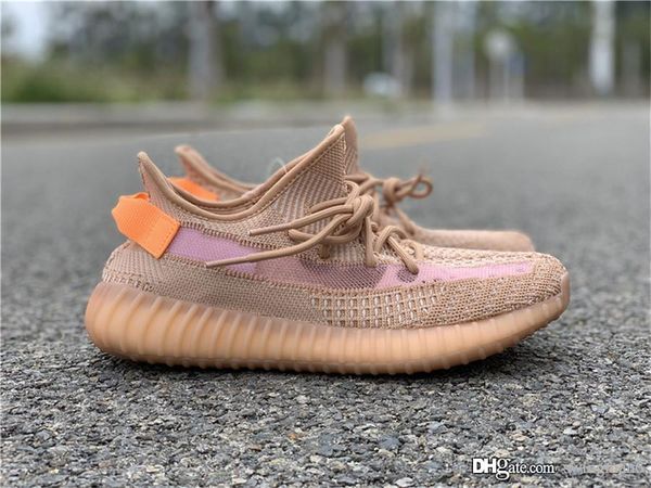 

350s v2 clay true form hyperspace kanye west men women running shoes authentic 350s designer original sports sneakers with box size 5-13