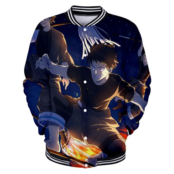 

fire brigade 3d printed baseball jackets women/men fashion long sleeve jackets 2019 casual streetwear clothes, Black;brown