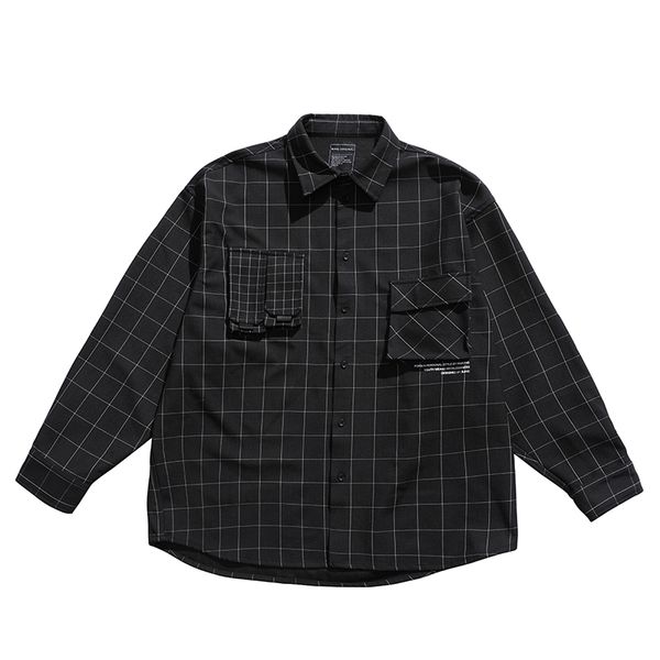 

mens check long sleeve men plaid non iron mens casual large szie shirts cotton men shirt oversize original brand clothing ii50cs, White;black